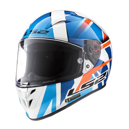 Casco LS2 323 Arrow R John Mcphee Azul / Rojo