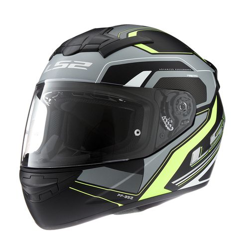 Casco LS2 352 Rookie Dynamic Negro / Gris / Amarillo