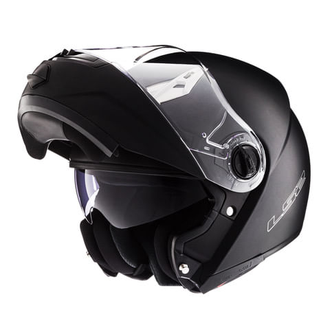 Casco LS2 370 Easy Negro Brillo