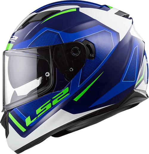 Casco LS2 320 Stream Evo Axis Azul / Blanco