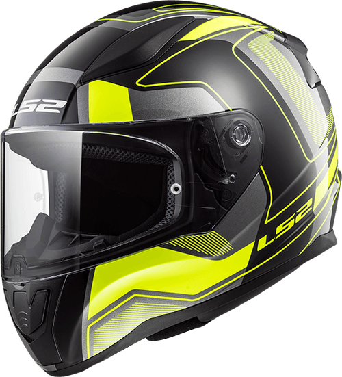 Casco LS2 353 Rapid Carrera Negro / Amarillo