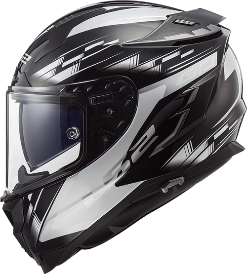 Casco LS2 327 Challenger Gp Negro / Blanco