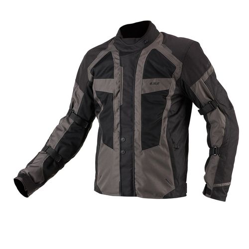 Campera LS2 Scout 4  Estaciones Hombre Negro / Gris