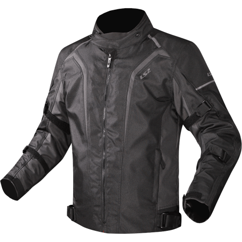 Campera LS2 Sepang Hombre Negro / Gris