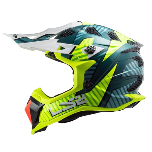 Casco LS2 MX700 Subverter Evo ASTRO Verde / Amarillo