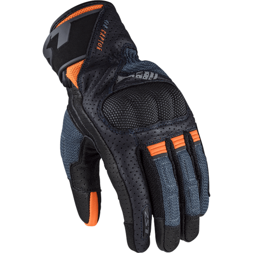 Guante LS2 Hombre Air Raptor Azul / Naranja