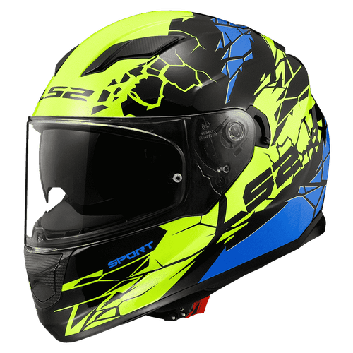 Casco 320 Stream Evo IMPACT Negro / Amarillo