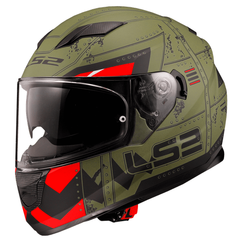 Casco LS2 320 Stream Evo Max Verde / Negro / Mate