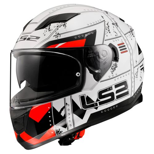 Casco LS2 320 Stream Evo Max Rojo / Negro / Mate