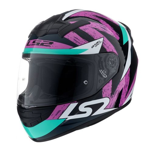 Casco LS2 352 Rookie Wolves Rosa / Verde
