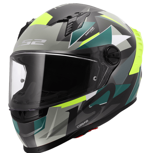Casco LS2 816 Cosmos Astom Gris / Verde / Mate