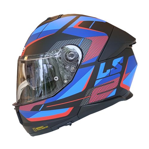 Casco LS2 808 Stream II Road Negro / Azul / Mate