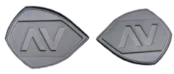 Sujecion Placa Mentonera LS2  Advant 906 Negro Mate