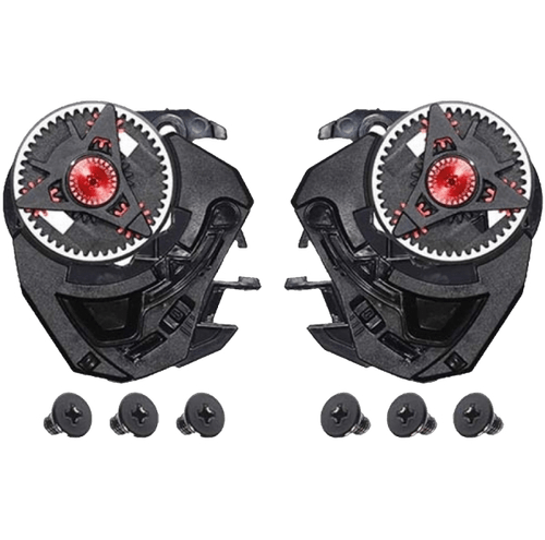 Sujecion Lateral + Tornillos LS2 811 Vector II Negro