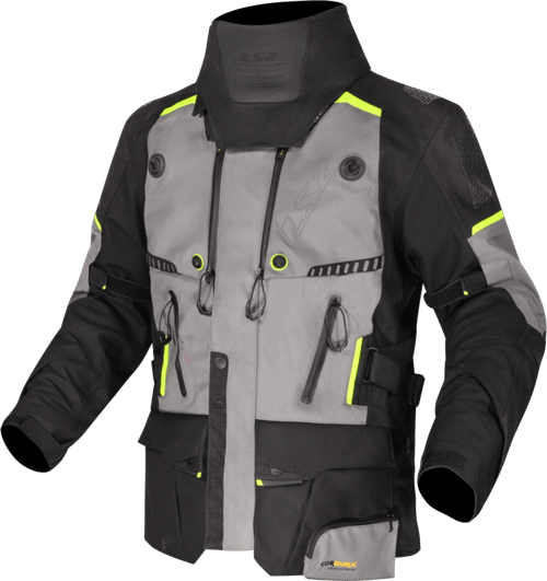 Campera LS2 Apollo Hombre Negro / Gris
