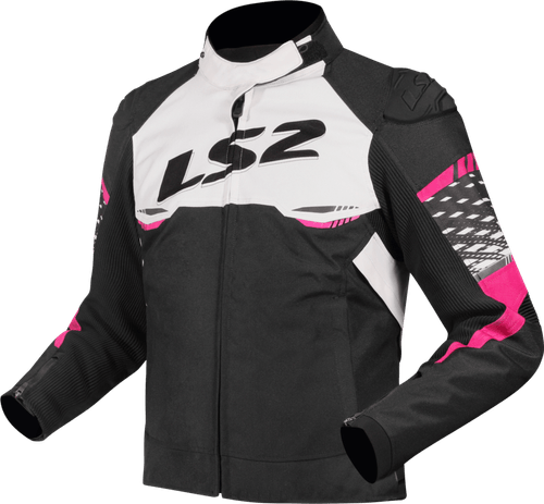 Campera LS2 Apex Mujer Negro / Rosa