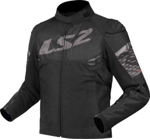 Campera LS2 Apex Mujer Negro / Gris