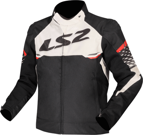 Campera LS2 Apex Hombre Negro / Rojo