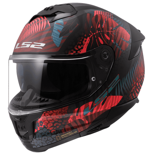 Casco LS2 808 Stream II Jungle Negro / Rosa / Mate