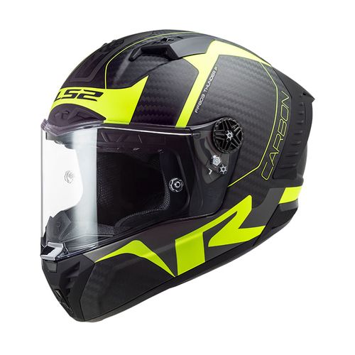 Casco LS2 805 Thunder Racing Amarillo / Negro / Mate