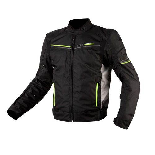 Campera LS2 Shadow Hombre Negro / Gris