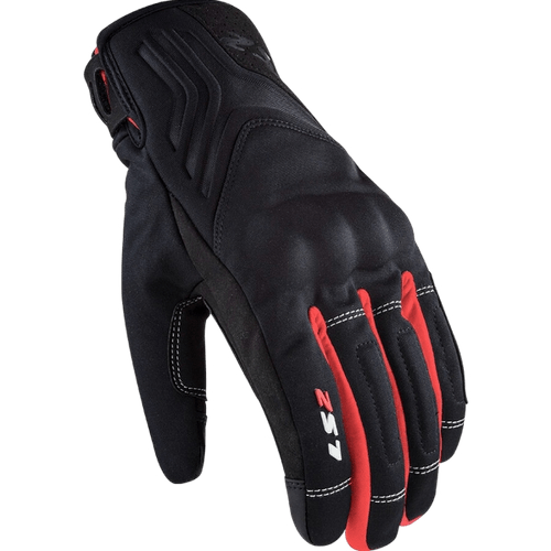 Guante LS2 Jet 2 Hombre Negro / Rojo
