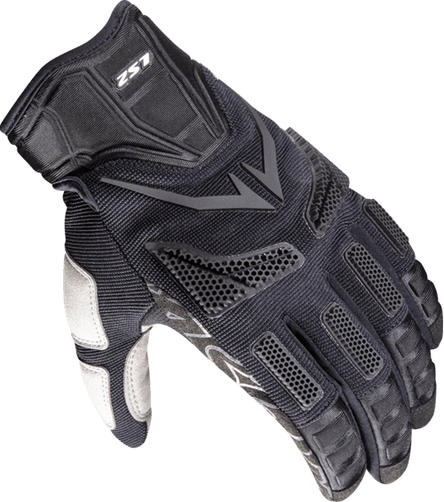 Guante LS2 Ravin Hombre Negro / Blanco