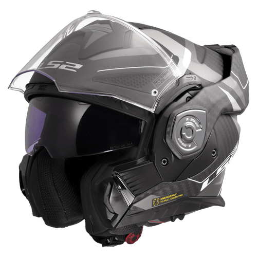 Casco LS2 901 Advant X Horizon Carbono Negro / Gris / Mate