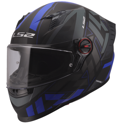 Casco LS2 816 Cosmos Paskal Negro / Azul / Mate