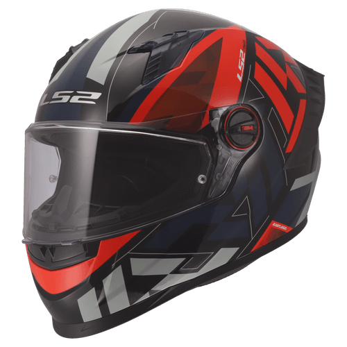 Casco LS2 816 Cosmos Paskal Negro / Rojo / Mate