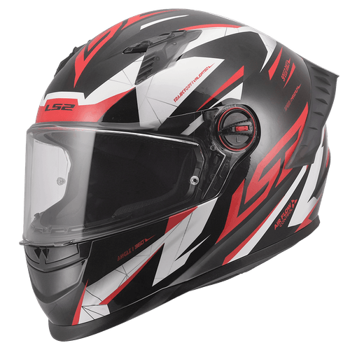Casco LS2 816 Cosmos Draze Negro / Blanco / Mate