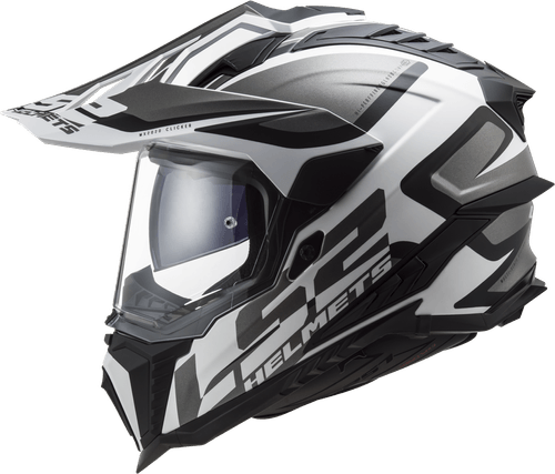 Casco LS2 701 Explorer Alter Negro / Blanco / Mate