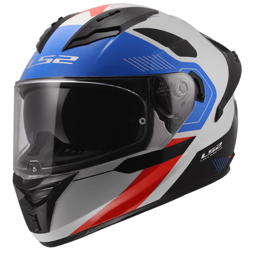 Casco LS2 806 Fusion Razor Blanco / Rojo / Brillo