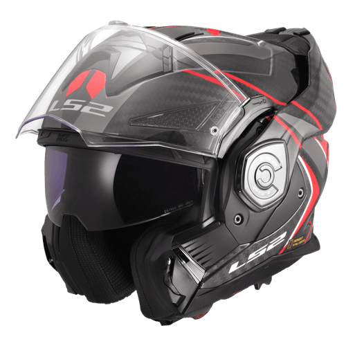Casco LS2 901 Advant X Carbono Future II Rojo / Brillo