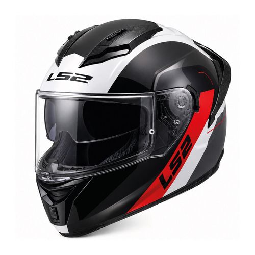 Casco LS2 806 Fusion Phinx Pearl Blanco / Gris / Brillo