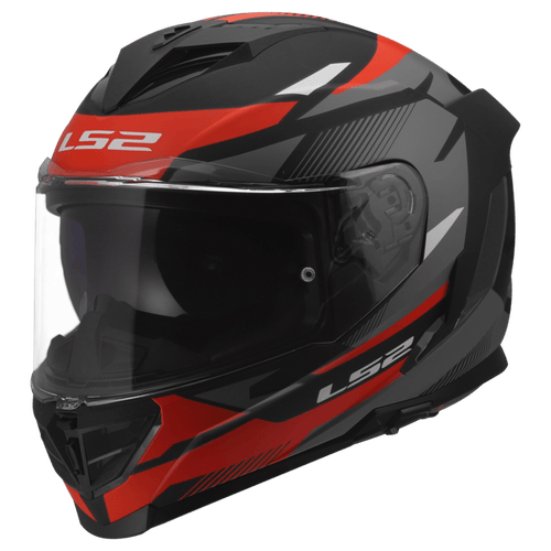 Casco LS2 818 Storm III Komai Negro / Rojo / Mate